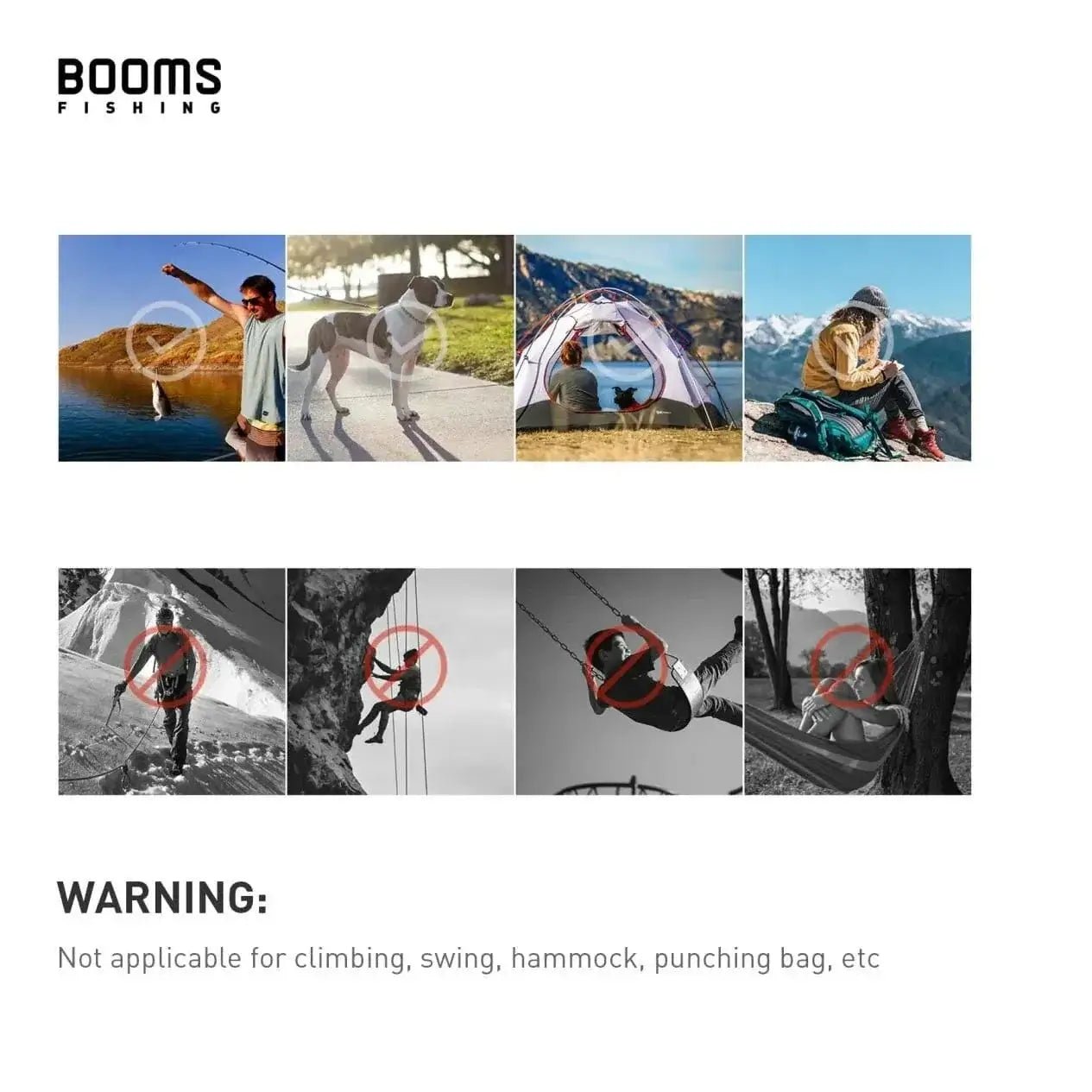 China China Booms Fishing CC1 6Pcs Aluminum Alloy Carabiner Keychain Outdoor Camping Climbing Snap Clip Lock Buckle Hook Fishing Accessories