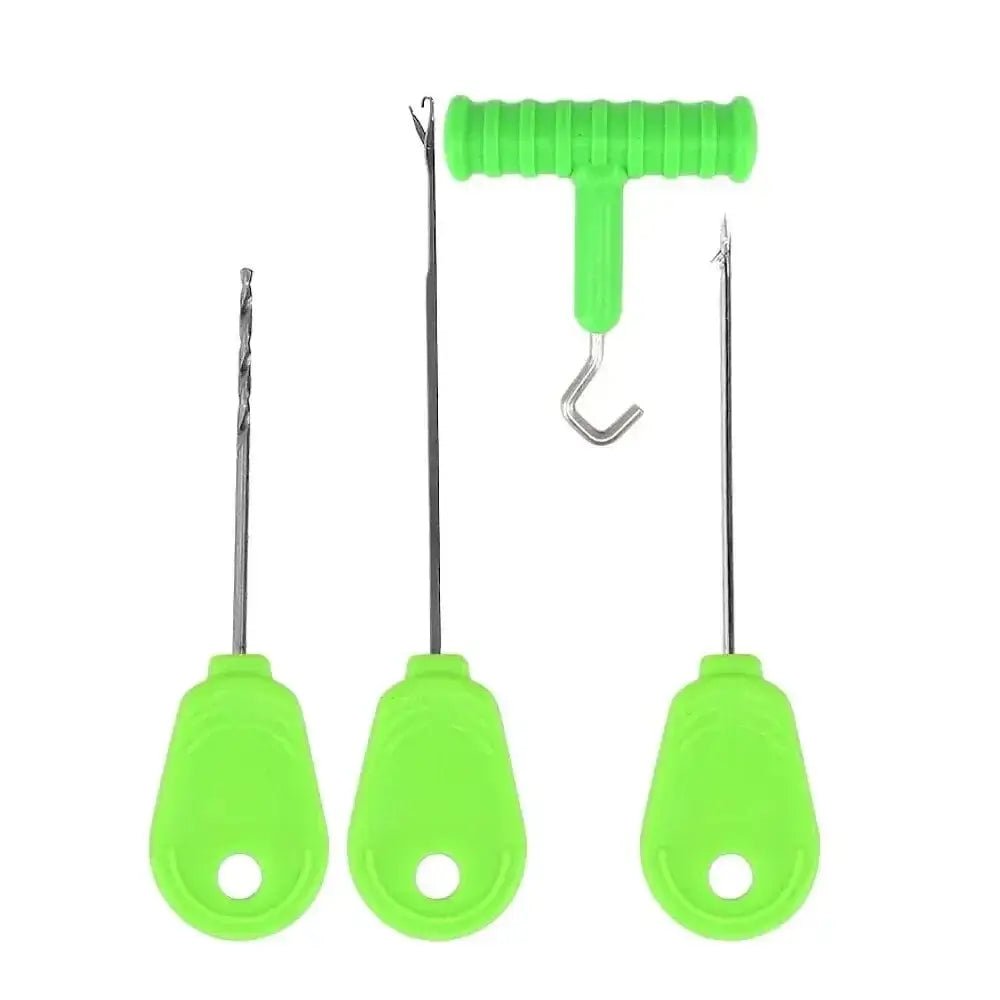 China China BT06 Green Hirisi 4pcs Carp Fishing Bait Needle With Box Fishing Bait Tools Fishing Accessories BT05