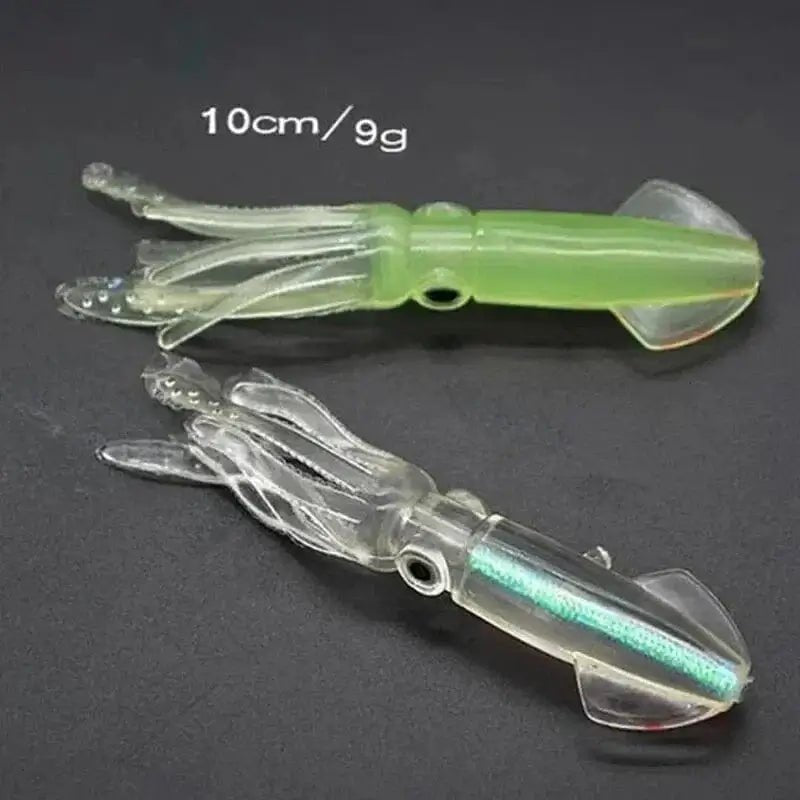 China China BURLE Luminous Soft Lures Mix Oiled Octopus Soft Skirts Squid Lures Artificial Soft Squid Jig Custom Fishing Lures