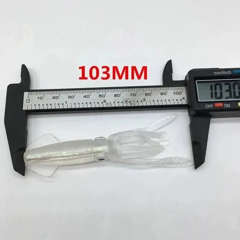 China China BURLE Luminous Soft Lures Mix Oiled Octopus Soft Skirts Squid Lures Artificial Soft Squid Jig Custom Fishing Lures