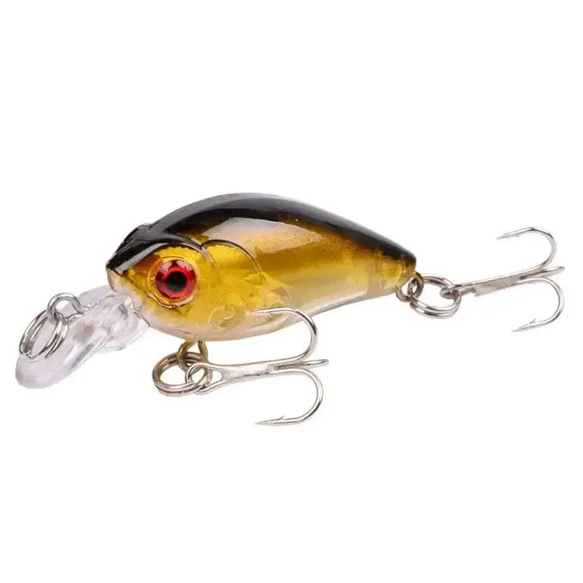 China China C 1 PCS Minnow Fishing Lure 45mm 3.8g Crankbait Hard Bait Topwater Artificial Wobbler Bass Japan Fly Fishing Accessories