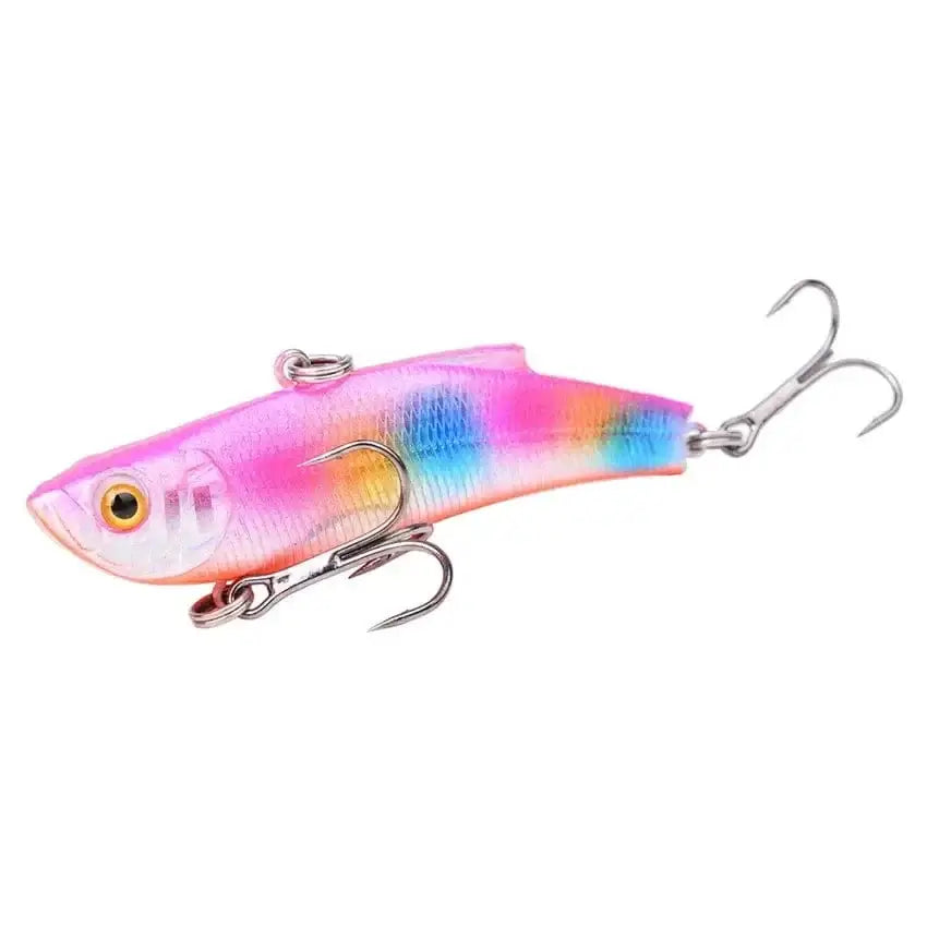 China China C Aorace 1Pc Winter Ice Fishing Lure 7cm/18g Sinking Isca Artificial Rattlin Vibration VIB Hard Bait Crankbait Treble Hooks Tackle