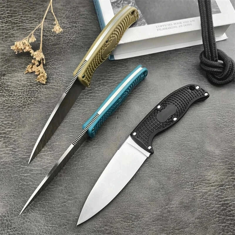 China China C39 multi-color fixed knife, vegetable cutting and fishing kitchen, tactical hunting nylon fiber handle straight knife