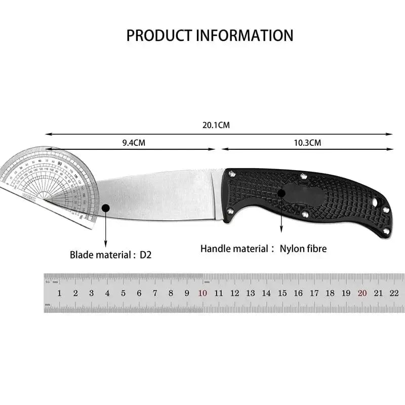 China China C39 multi-color fixed knife, vegetable cutting and fishing kitchen, tactical hunting nylon fiber handle straight knife
