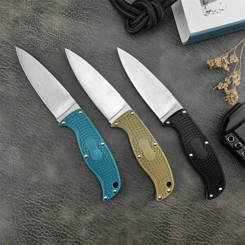 China China C39 multi-color fixed knife, vegetable cutting and fishing kitchen, tactical hunting nylon fiber handle straight knife