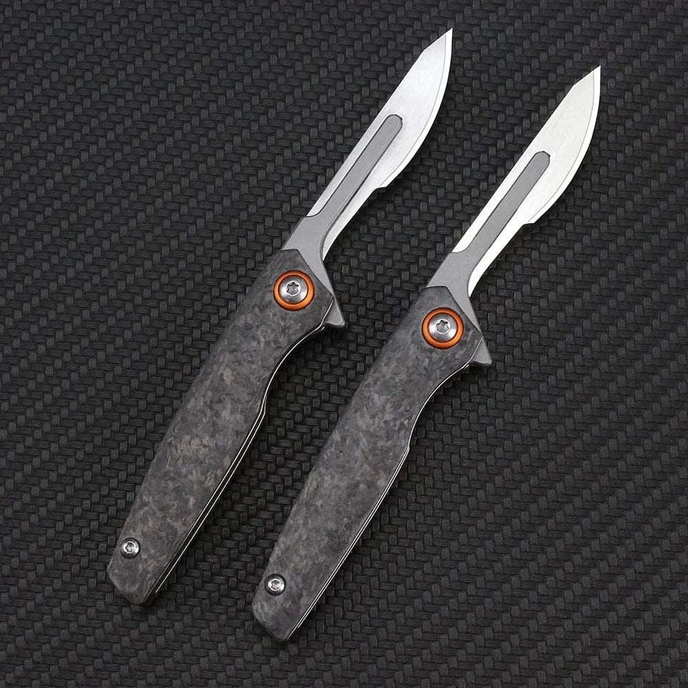 China China carbon fiber Carbon Fiber Handle Portable Folding Scalpel Knife Small Pocket Surgical Knives Outdoor Multipurpose Multitool Knifes Box Cutter