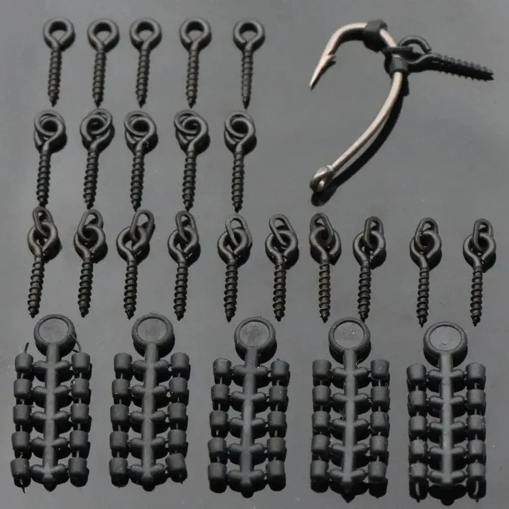China China Carp Fishing Accessories Set Fishing Hook Stopper Beads Fishing Bait Boilie Screws For Hair Rig Hooklink Holder Fishing Tackle
