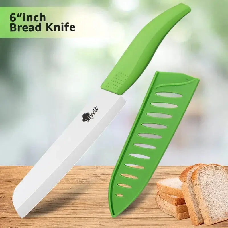 China China Ceramic Knife 6 5 4 3 inch Kitchen Chef Knives RustProof White Blade Utility Slicing Paring Fruit Vegetable Cooking Cutter Tool