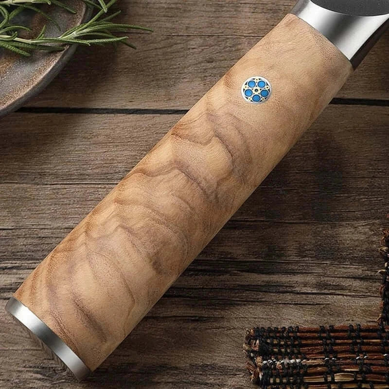 China China Chef Knife / 8 inch 8 Inch Chef Knife Olive Wood Handle 67 Layers Damascus Steel 10Cr15MoV Blade Sharp Slicing Cleaver Kitchen Knives Cooking Tools
