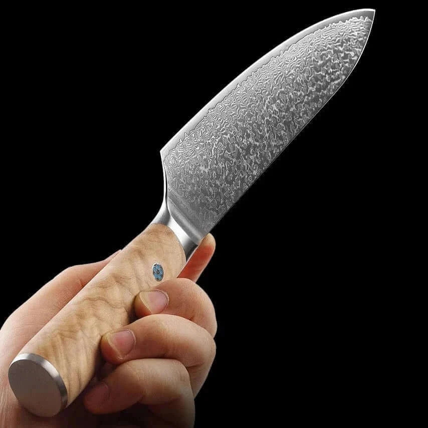 China China Chef Knife / 8 inch 8 Inch Chef Knife Olive Wood Handle 67 Layers Damascus Steel 10Cr15MoV Blade Sharp Slicing Cleaver Kitchen Knives Cooking Tools