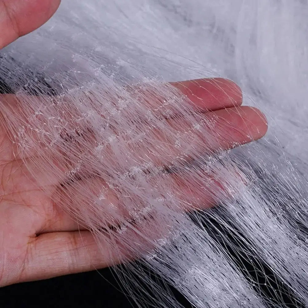 China China Chinese fish Mesh Sticky Net 100M for Accessories Throw Bait Lures Silk Screen Nets Retractable Folding for universal