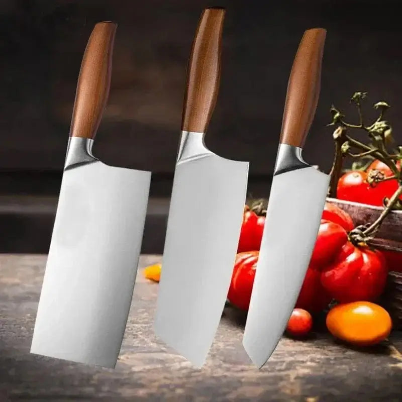 China China Chopping knife set Japanese Kitchen Chef Knife Set Professional Boning Knife Meat Cutting Fish Slicing Stainless Steel Vegetables Cutter Knife