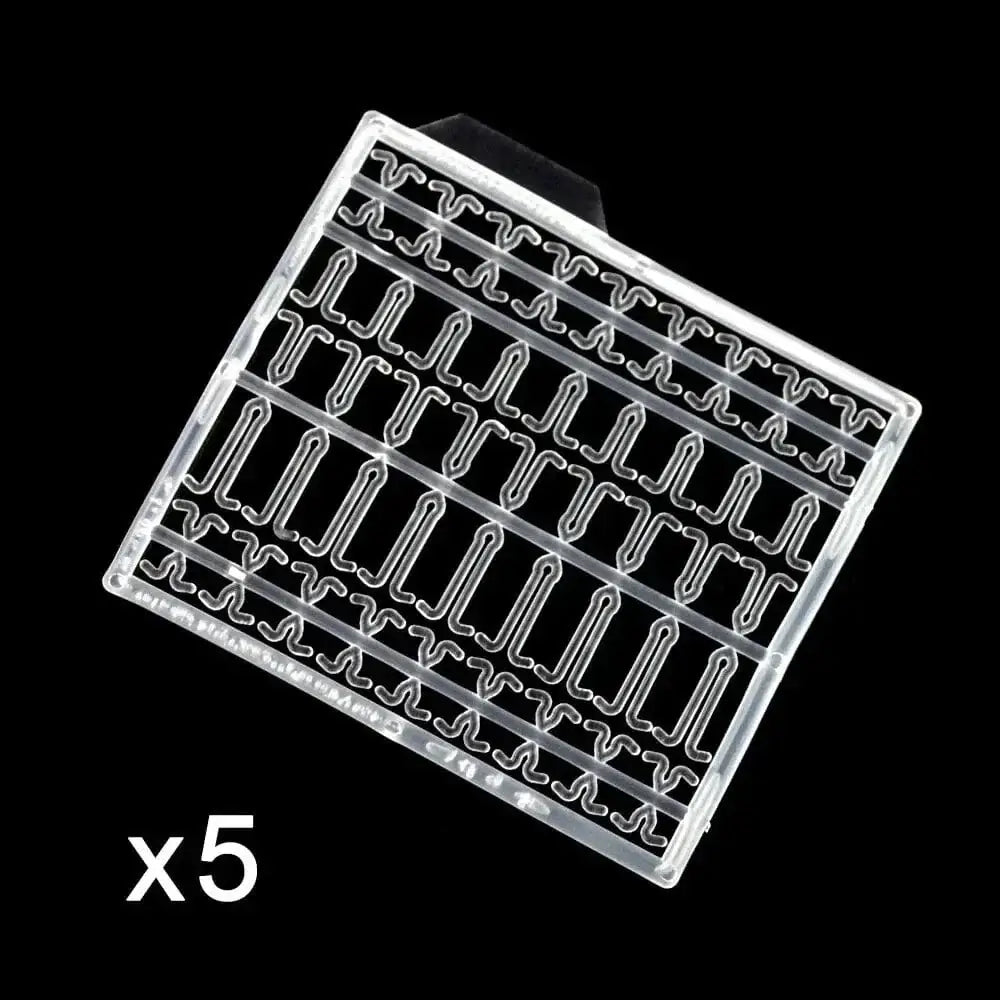 China China Clear Hirisi 5 Pieces Carp Fishing Tackle Hair Rig Boilie Bait Drill Stops Boilie V Stopper Fishing Accessories AH163