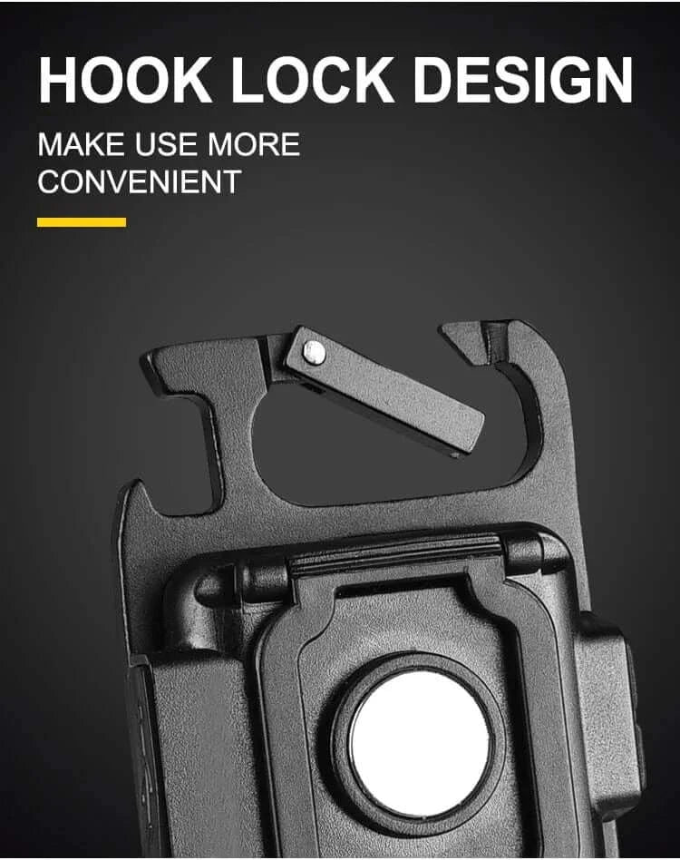 China China COB LED Mini Flashlight Super Bright EDC Keychain Light Outdoor Emergency Camping Pocket Lamp With Tail Magnet Corkscrew