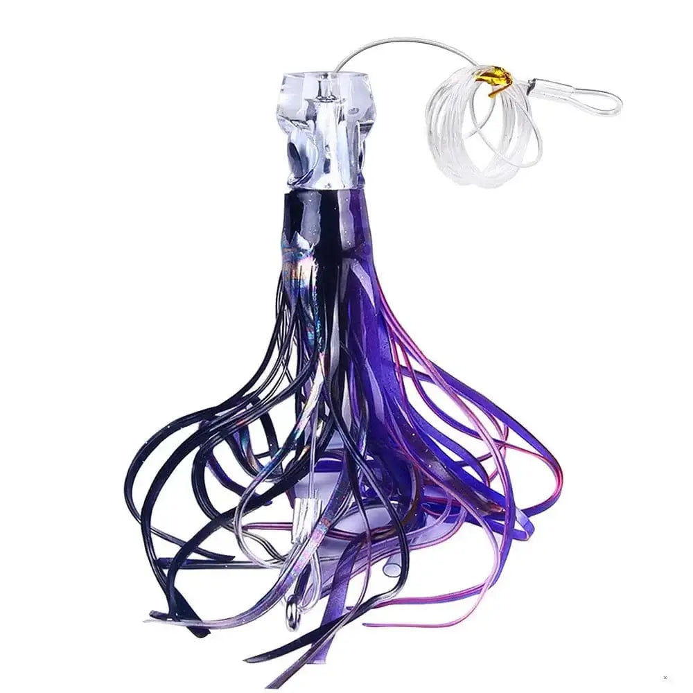 China China Color 2 / 15cm 65g 1pc Trolling Skirt Tuna Lures 65G/100G Deep Sea Boat Fishing Bait Saltwater Lures for Mahi Marlin Wahoo Big Game Fishing Tackle