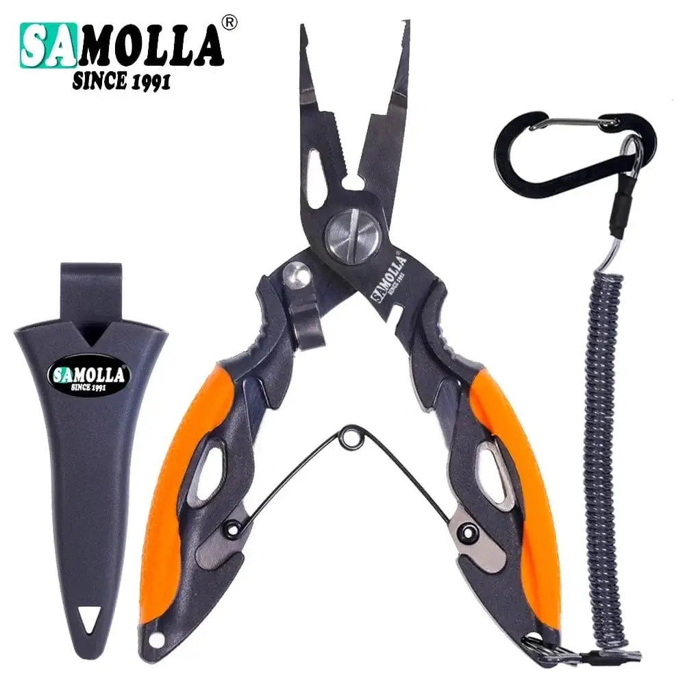 China China D Pliers Set New Multifunctional Fishing Pliers Accessories 420 Stainless Steel Body Scissors Line Cutter Hooks Remover Outdoor Fishing Tools