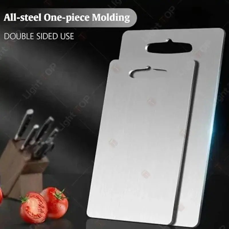 China China Damascus Kitchen Knives with Titanium Cutting Board Japanese Santoku Cleaver Stainless Steel Boning Knife Portable Meat Chopping