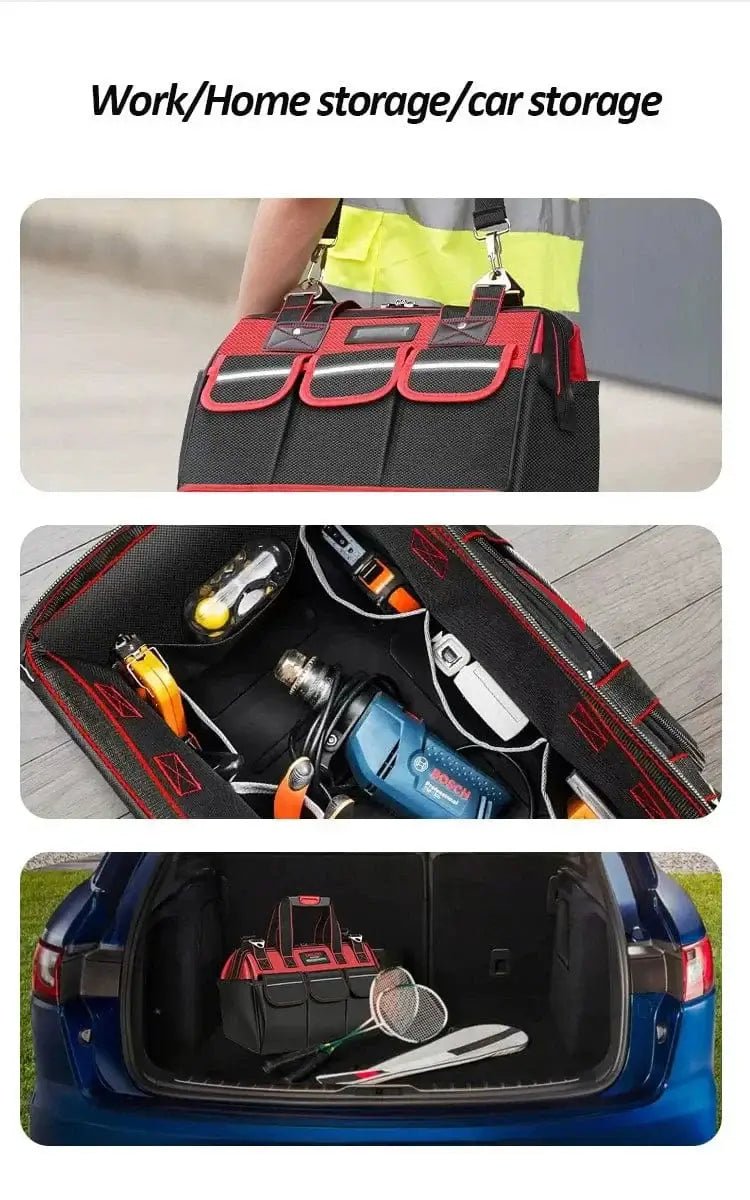 China China DELIXI ELECTRIC Tool Bag,Multifunctional Waterproof Storage Bags,Suitable for Electricians,Carpenters,Car Mechanics,Homeowners