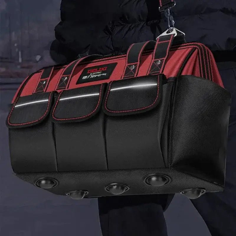 China China DELIXI ELECTRIC Tool Bag,Multifunctional Waterproof Storage Bags,Suitable for Electricians,Carpenters,Car Mechanics,Homeowners
