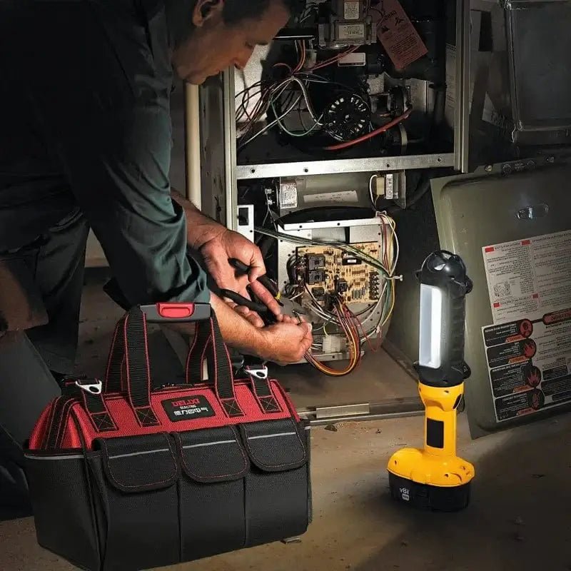 China China DELIXI ELECTRIC Tool Bag,Multifunctional Waterproof Storage Bags,Suitable for Electricians,Carpenters,Car Mechanics,Homeowners