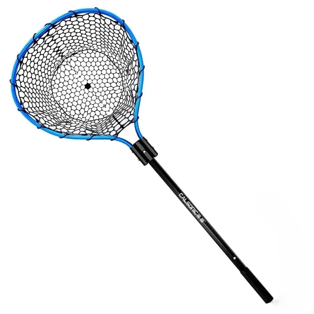 China China Dip Net Folding Portable Ultra Light Big Fishing Hand Lure Nets Silicone No harm Fish for Sea Saltwater Speed Extension Outdoor