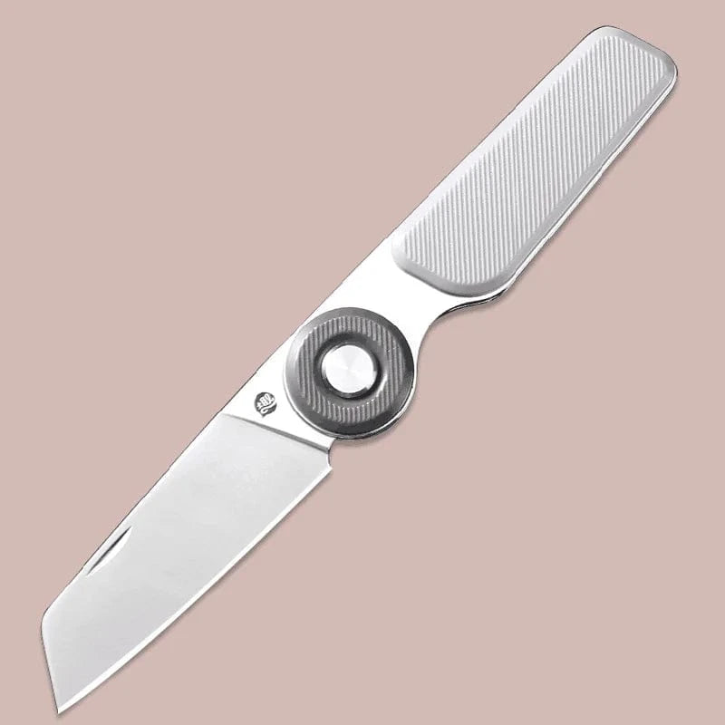 China China DP56SG / Russian Federation YingQu DP56 Folding Knife 5CR15MOV Stainless Steel Food Grade ABS Handle Outdoor Camping Pocketknives Fruit Cutting Hand Tools