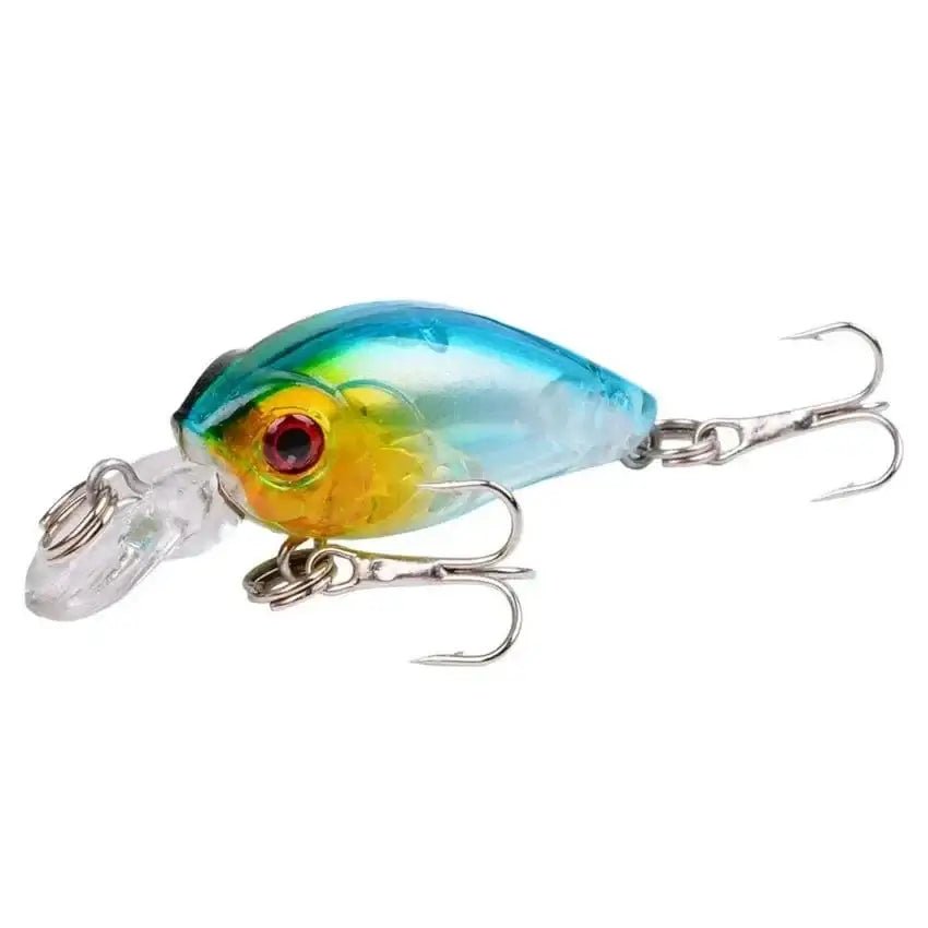 China China E 1 PCS Minnow Fishing Lure 45mm 3.8g Crankbait Hard Bait Topwater Artificial Wobbler Bass Japan Fly Fishing Accessories