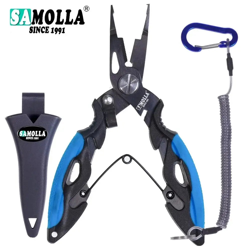China China E Pliers Set New Multifunctional Fishing Pliers Accessories 420 Stainless Steel Body Scissors Line Cutter Hooks Remover Outdoor Fishing Tools