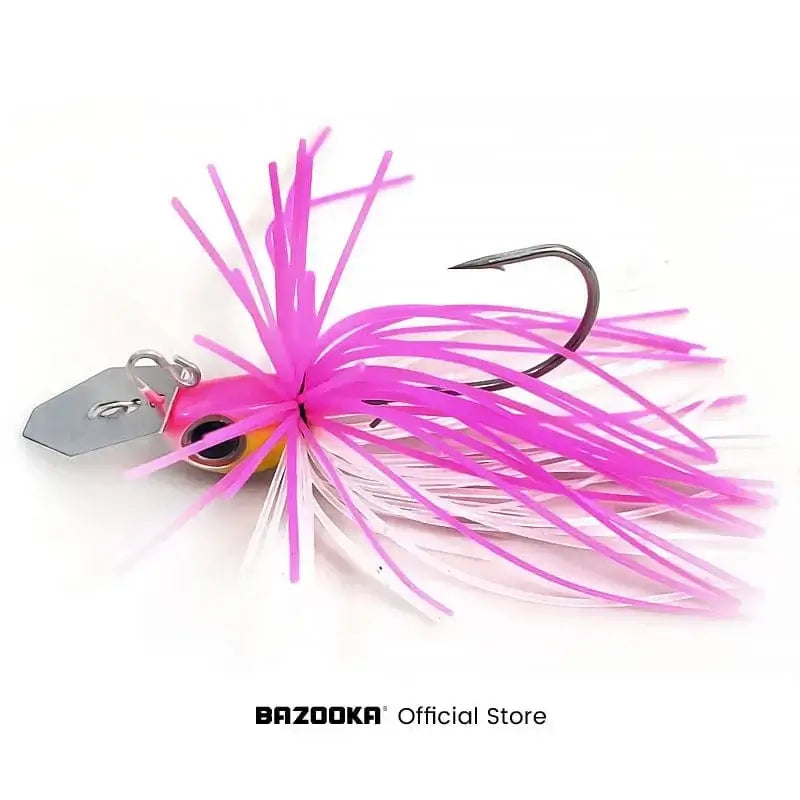 China China FHHXL0001 / 58mm 8.5g Bazooka Wire Bait Spinnerbait Fishing Lure Set Spinner Metal Hook Spoon Wobblers Artificial Bass Sequins Pike Carp Ice Winter