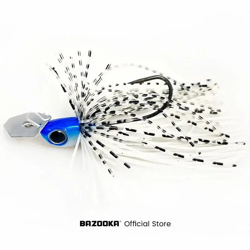 China China FHHXL0004 / 58mm 8.5g Bazooka Wire Bait Spinnerbait Fishing Lure Set Spinner Metal Hook Spoon Wobblers Artificial Bass Sequins Pike Carp Ice Winter