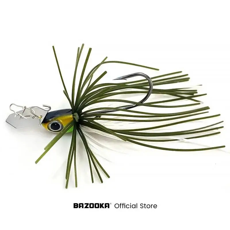 China China FHHXL0005 / 58mm 8.5g Bazooka Wire Bait Spinnerbait Fishing Lure Set Spinner Metal Hook Spoon Wobblers Artificial Bass Sequins Pike Carp Ice Winter