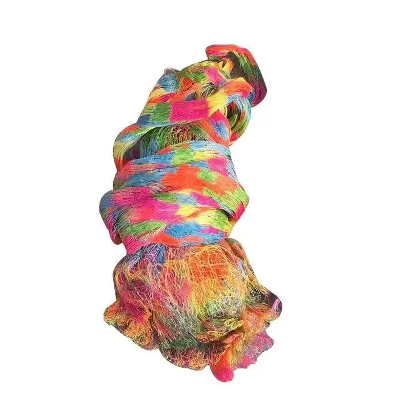 China China Finefish-Hand-Made Weave PE Color Line Cast Net Cloth without Sinker, Hand Throw Fishing Nets, Catch Fish Network, High Strength