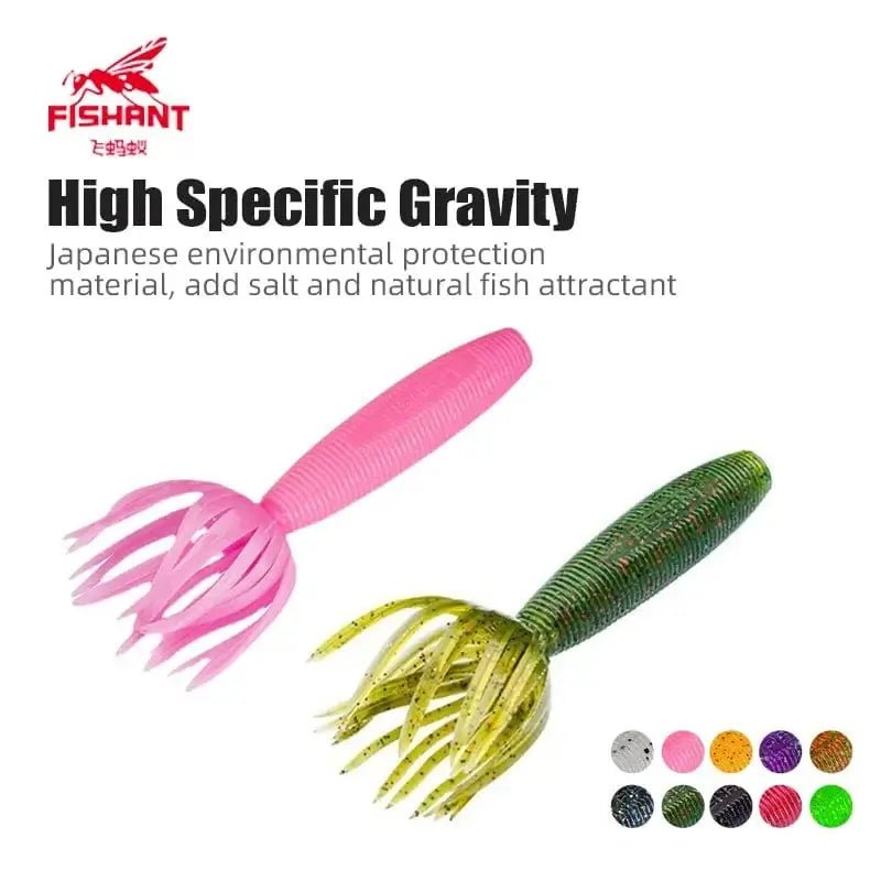 China China FISHANT 5Pcs/6Pcs Caitou Squid Soft Lures Squids Jigs High Specific Gravity Fishing Lure 45Mm/55Mm Lure Bait Squids For Fishing