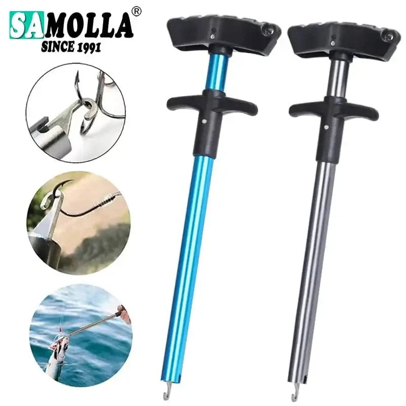 China China Fishing Hook Remover Tool Fishing Lure Remover Aluminum Tube Hook Detacher Portable Fish Hook Out Extractor