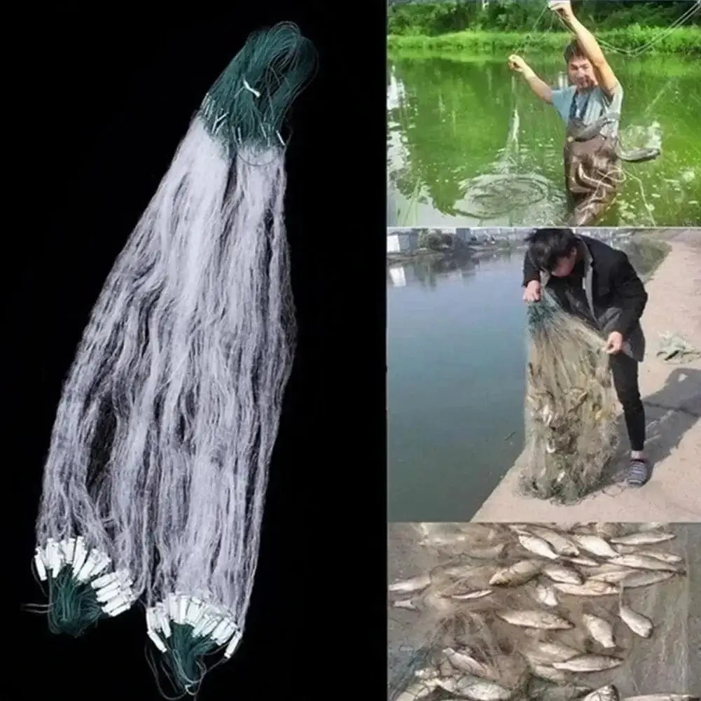 China China Fishing Net Single Mesh Nylon Float Trap Monofilament Gill Net Fishing Accessories For Hand Casting