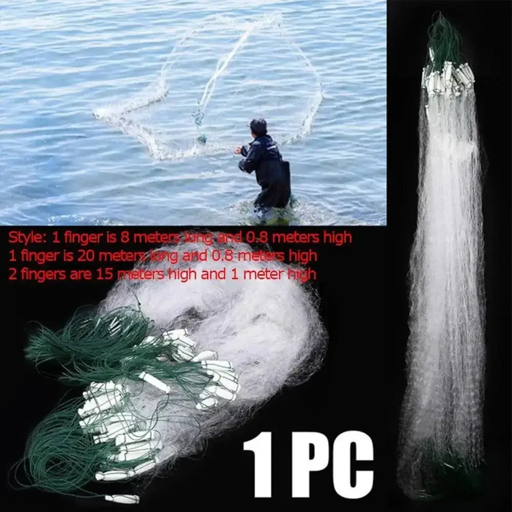 China China Fishing Net Single Mesh Nylon Float Trap Monofilament Gill Net Fishing Accessories For Hand Casting