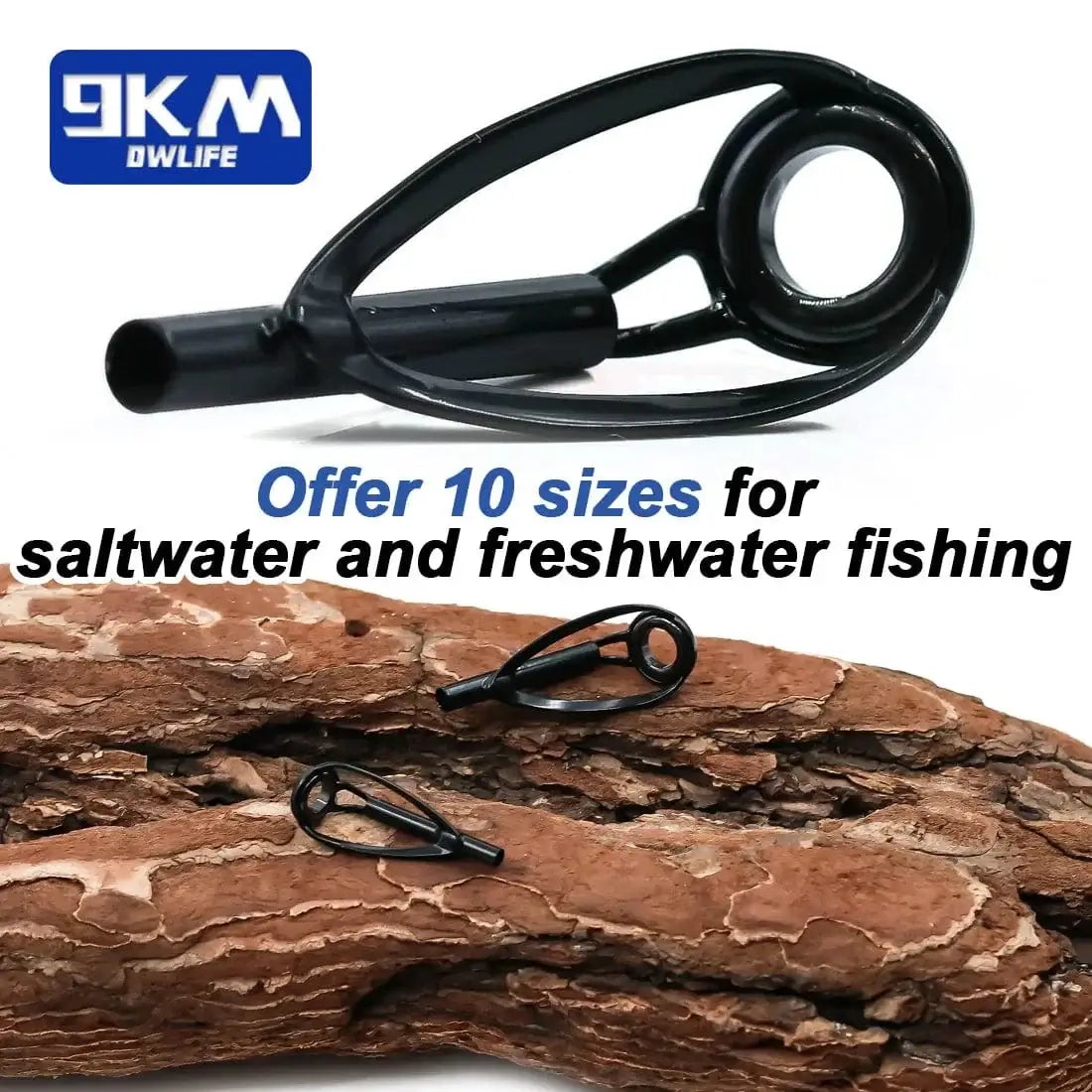 China China Fishing Rod Guide Tip Repair Kit Stainless Steel Spinning Rod Replacement Kit Wear Resistant Ceramic Ring Saltwater Freshwater