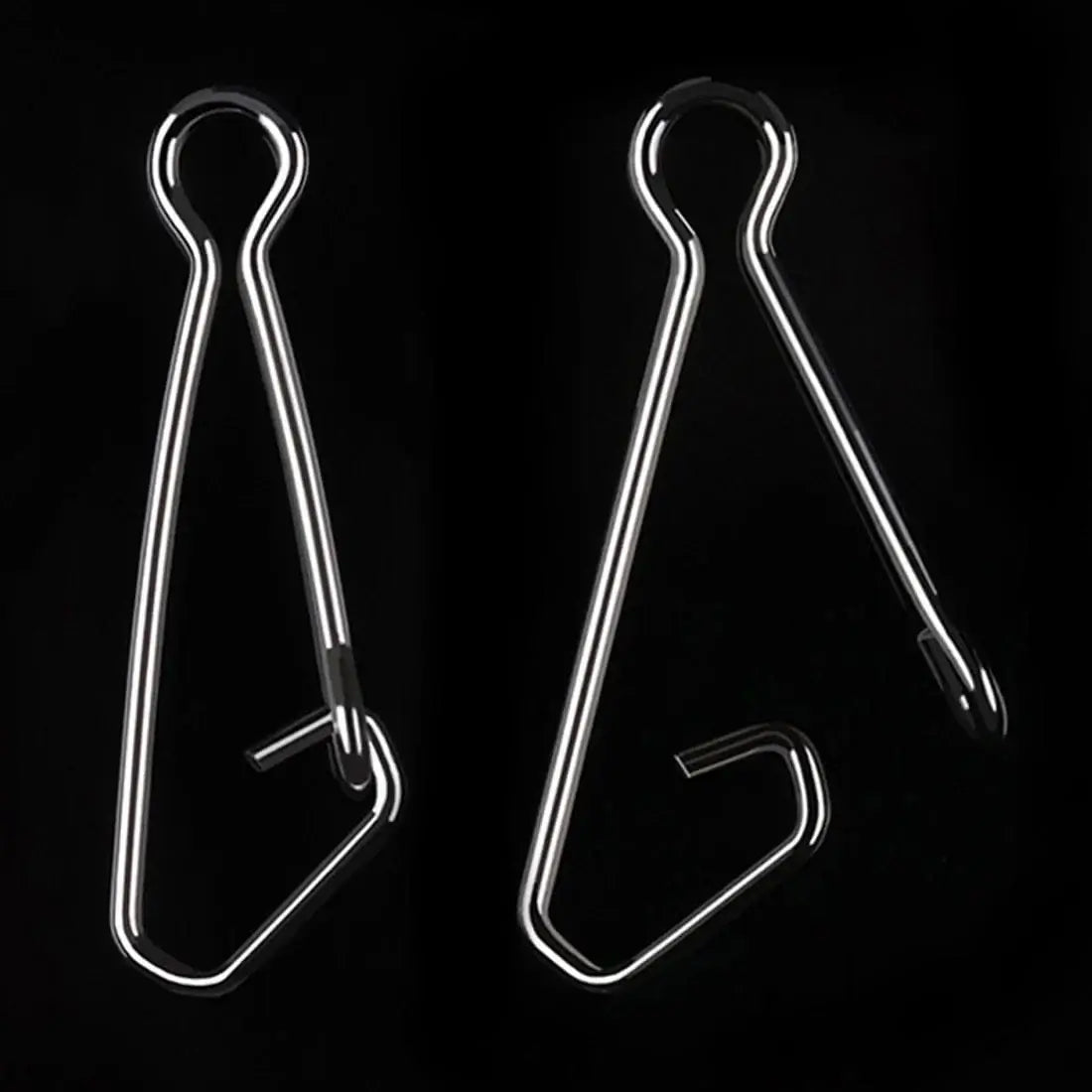 China China FishTrip Hook Snap Stainless Steel Fishing Snap for Plug Fishing, Feeders, Tying Lures, Float, Making Fishing Rig