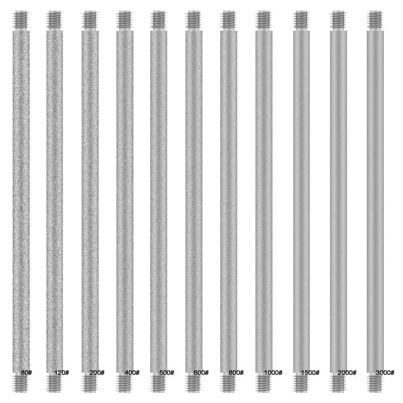 China China Fixed Knife Sharpener Accessories Sharpening Rod Replacement parts GT2001 RUIXIN RX008 Parts Grit80-3000# Cutting edge Polishing