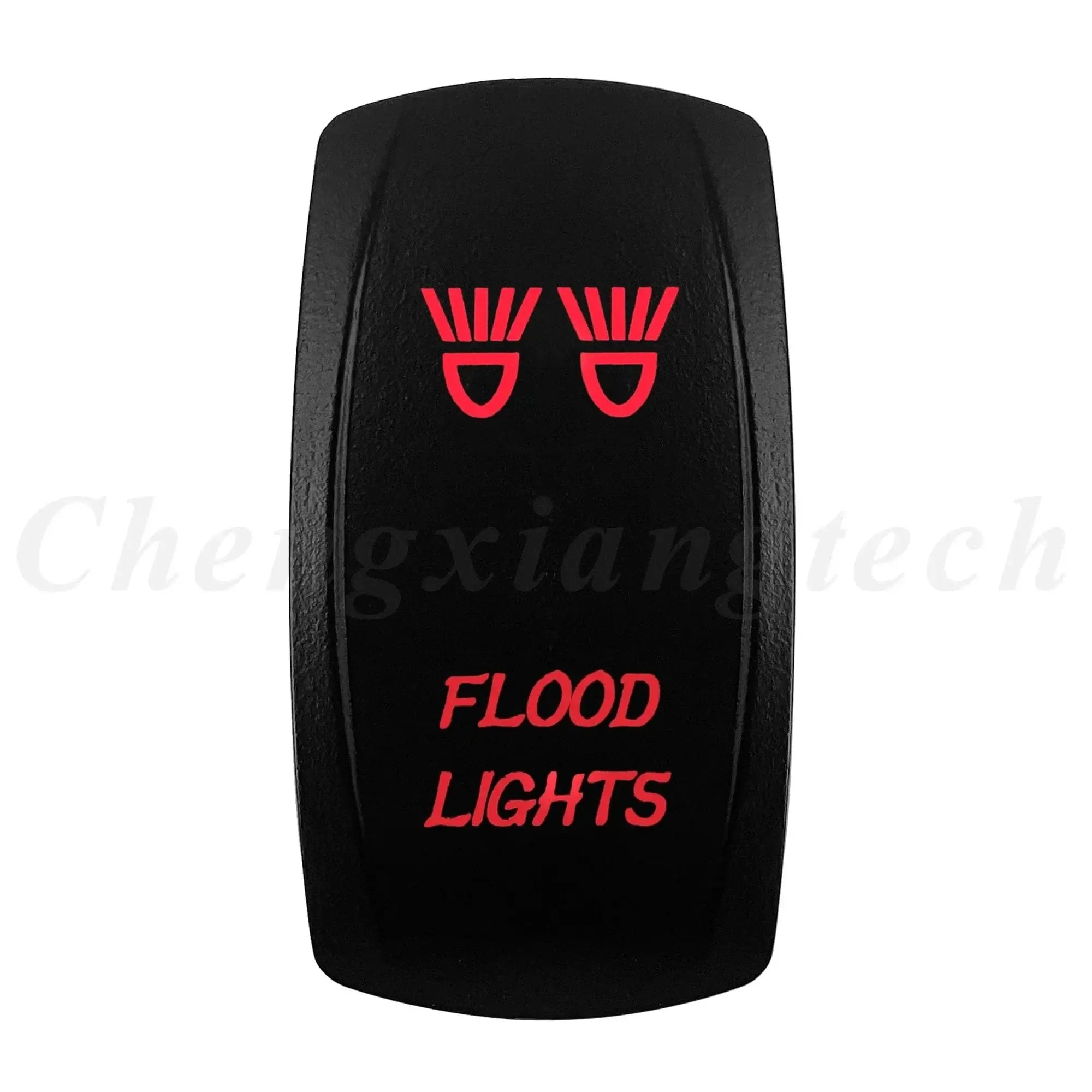 China China FLOOD LIGHTS Red Led Light Bar Car Boat Rocker Switch 12V/24V Marine Grade Toggle Switch SPST/DPDT for Polaris Jeep Autosteer Auto Machinery