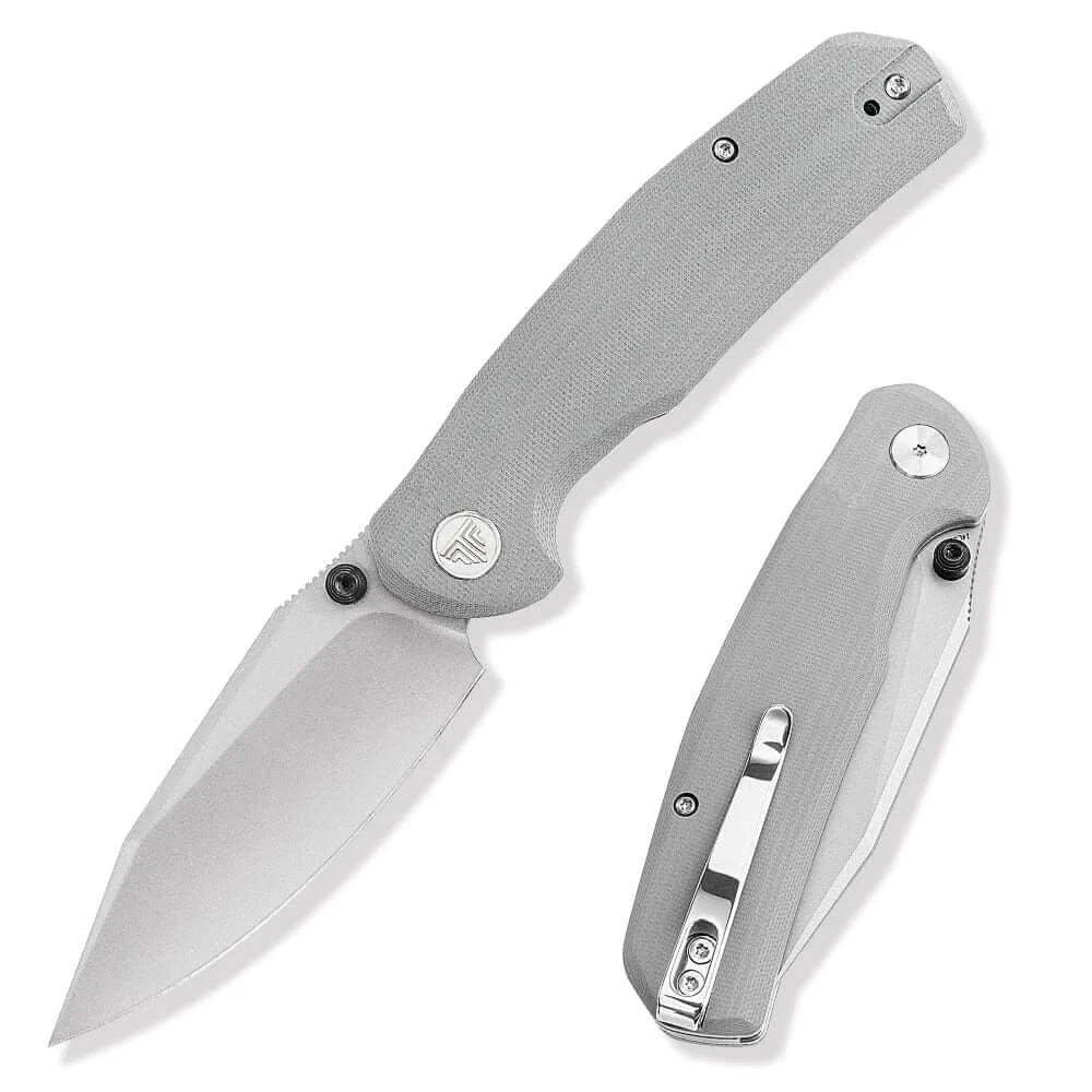China China G10 TRIVISA EDC Folding Knife for Men, Axis Pocket Knife with Clip,3.34” 14C28N Steel ,Stonewash Blade,G10 Handle.Camping Tool