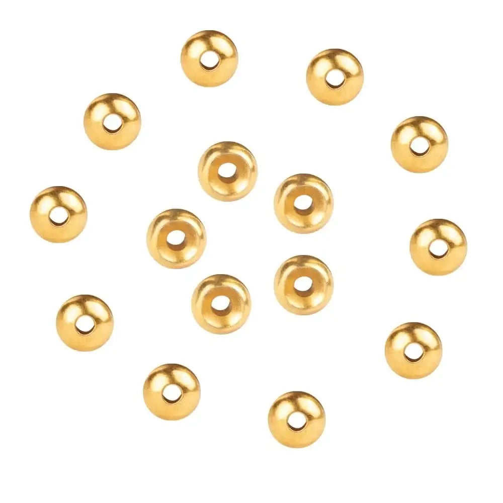 China China GOLD / 2.3mm EliteTG Tungsten Cycolps Beads,100pcs 1.5-3.5mm Fly Tying Material,Trout Perch Panfish Nymph Jig Head Bead DIY Tackel