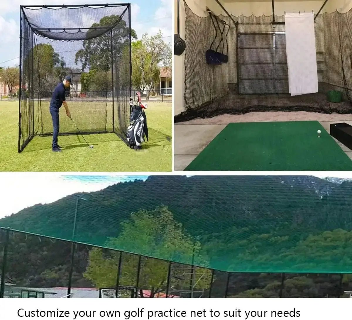 China China Golf Net-Sports Practice Barrier Net, Heavy Duty Golf Hitting Net,Soccer Backstop Net,Garden Balcony Protection Safe Net