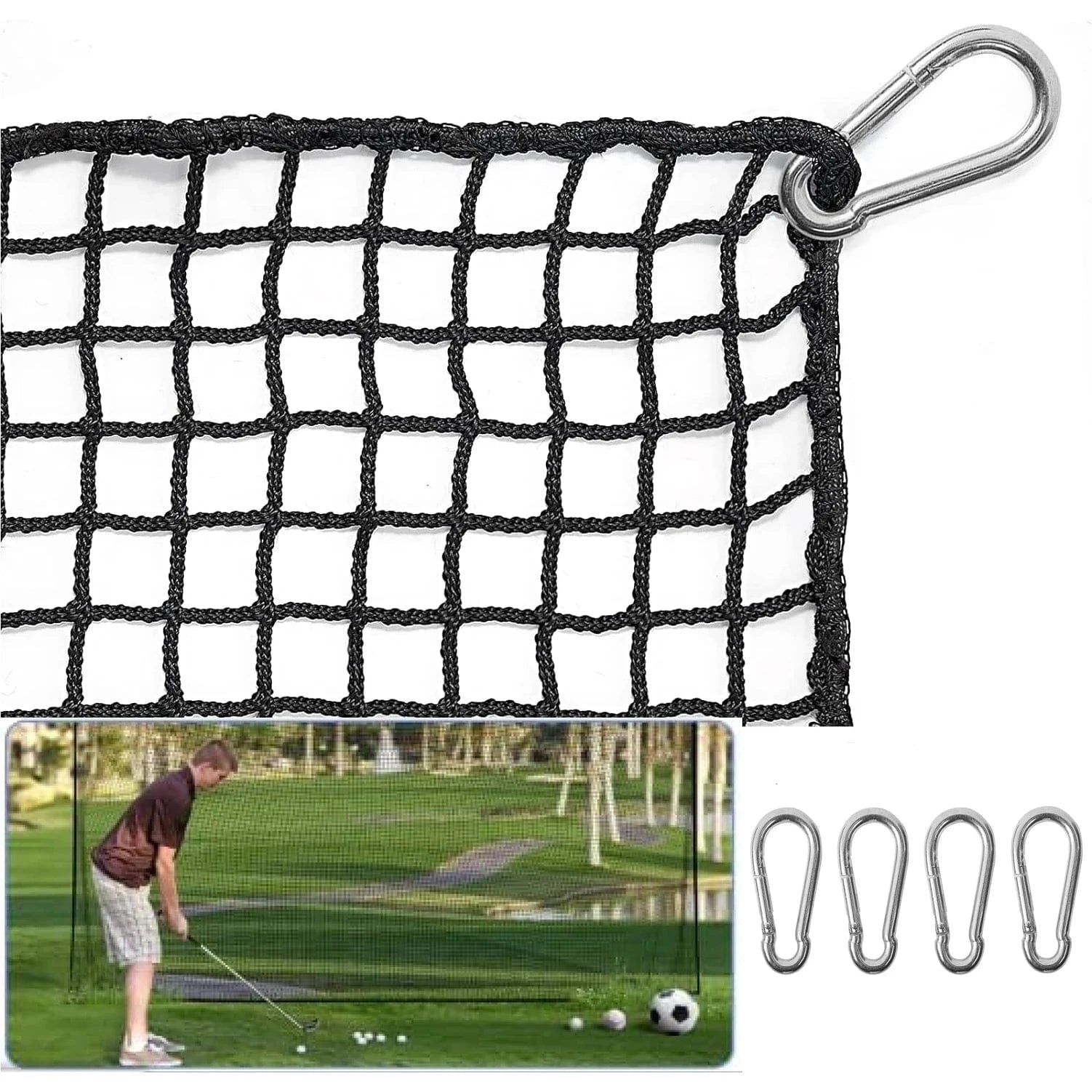 China China Golf Net-Sports Practice Barrier Net, Heavy Duty Golf Hitting Net,Soccer Backstop Net,Garden Balcony Protection Safe Net