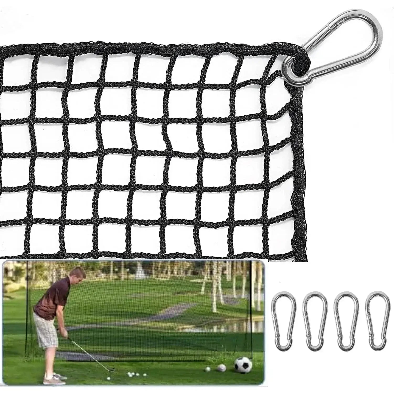 China China Golf Net-Sports Practice Barrier Net, Heavy Duty Golf Hitting Net,Soccer Backstop Net,Garden Balcony Protection Safe Net