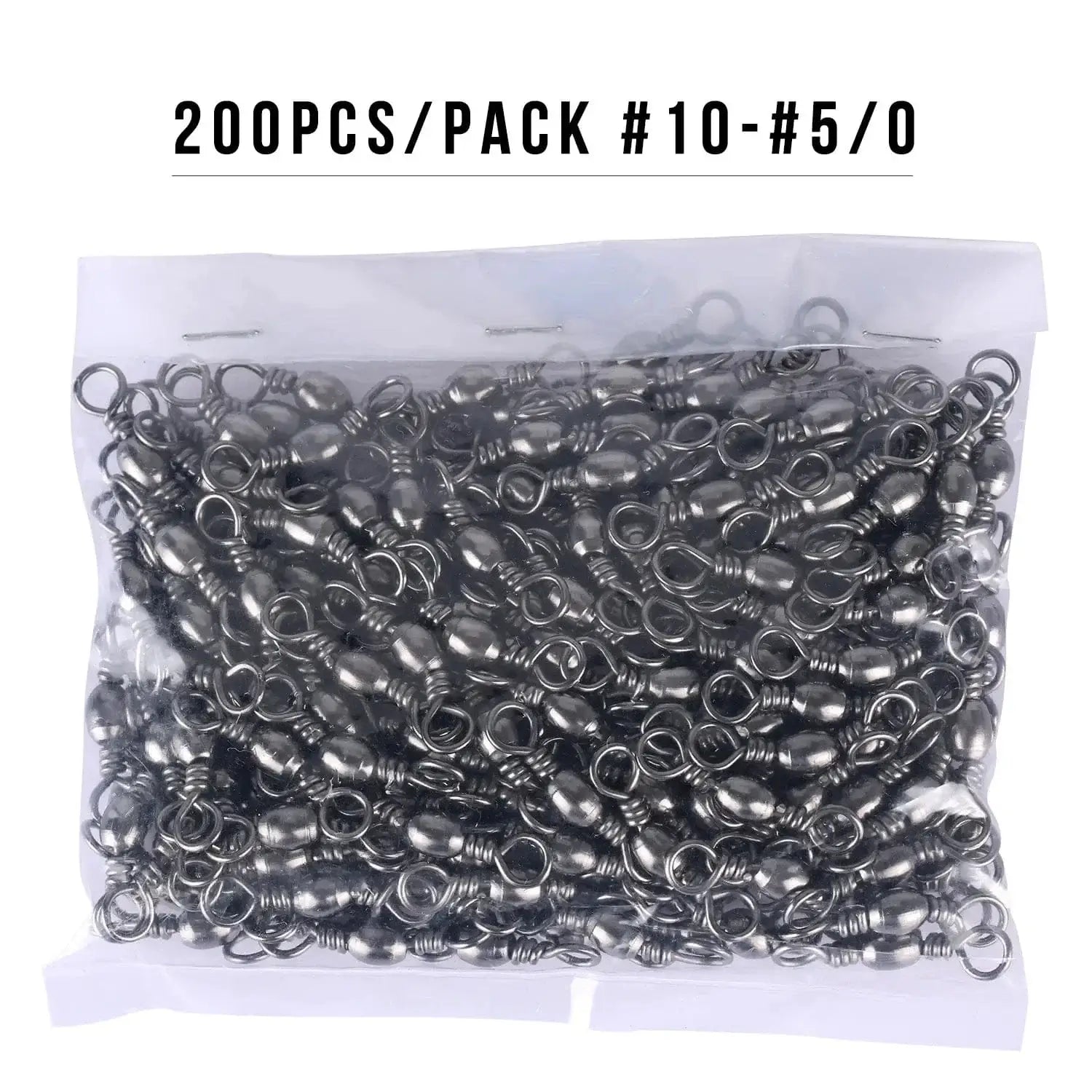China China Goture 200pcs Fishing Rolling Swivel Snap Drag 16kg-70kg Stainless Steel Fishhooks Barrel Swivel Fishing Tackeles Line Connector