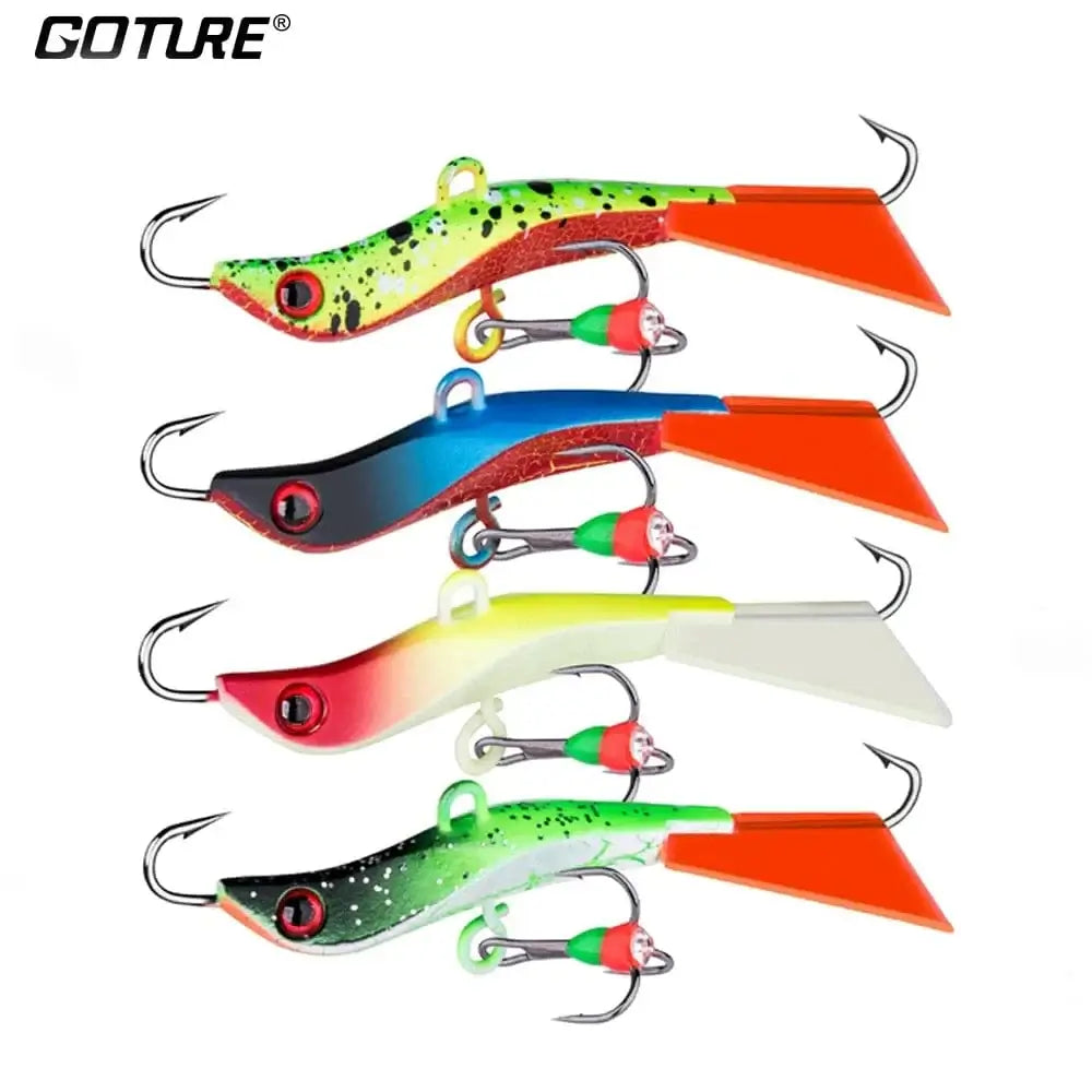 China China Goture Winter Ice Fishing Lure  Balancers Jig Fake Artificial Bait Jigging Raps 77mm 14.4g Wobbler Bait for Trout Bass Pike Carp