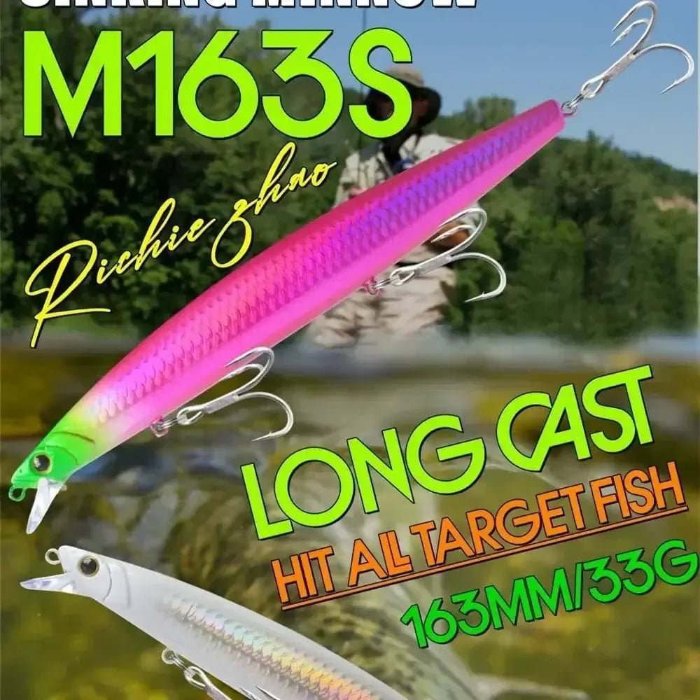 China China GREENSPIDER 163mm 33g Long Casting Floating Sea Fishing Lure Ocean Beach Fishing Game Artificial Large Hard Bait Picua Seabass