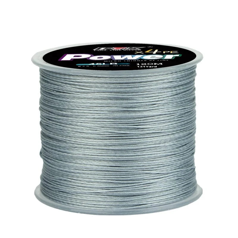 China China grey / 0.10MM-8LB FTK 4 Strands PE Braided Fishing Line Japan 120M Super Strong Lure Wire Multifilament Line 0.10MM-0.60MM 8LB-100LB