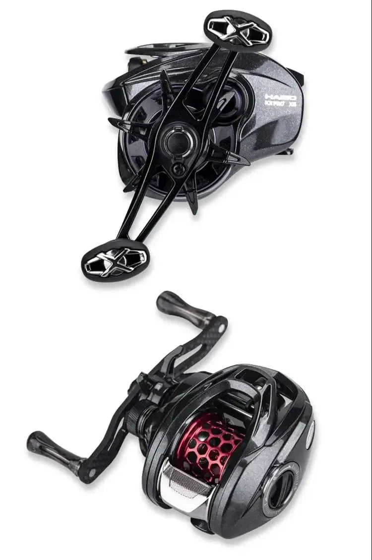 China China Haibo 24 NEW ARISE ULTRA AIR UT Magnesium Alloy Frame Baitcasting Fishing Reel 139g Carbon Fiber HandIe 11B+1RB Long Casting